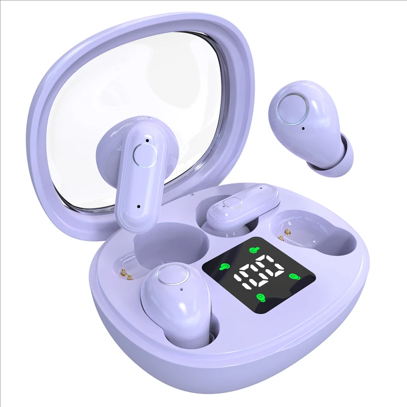 Mini Sleep Earbuds Sports Wireless Bluetooth Earphones HiFi Bass Stereo Dual Sound Quality Bluetooth Headphones Noise Reduction