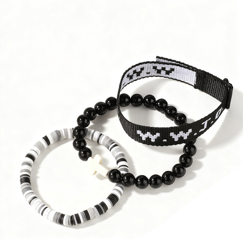 🎁LAST DAY 49% OFF🔥WWJD Letter Design Beaded Bracelet