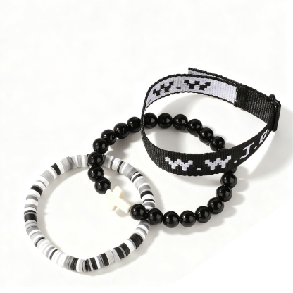 🎁LAST DAY 49% OFF🔥WWJD Letter Design Beaded Bracelet