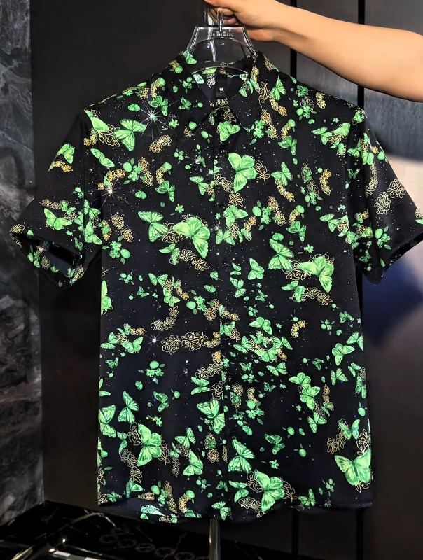Emerald Flutter Shirt