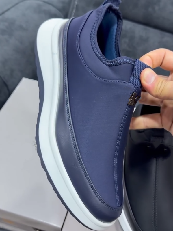 UrbanFlex Navy Slip-On Sneakers