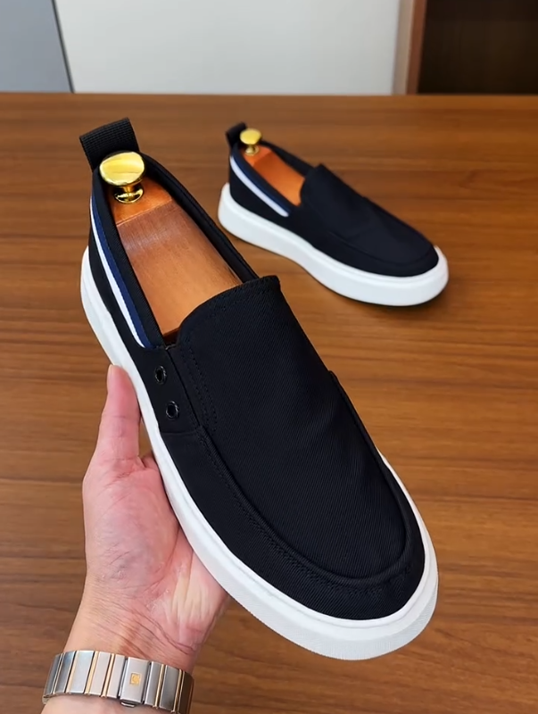 UrbanFlex Stripe-Trim Slip-Ons