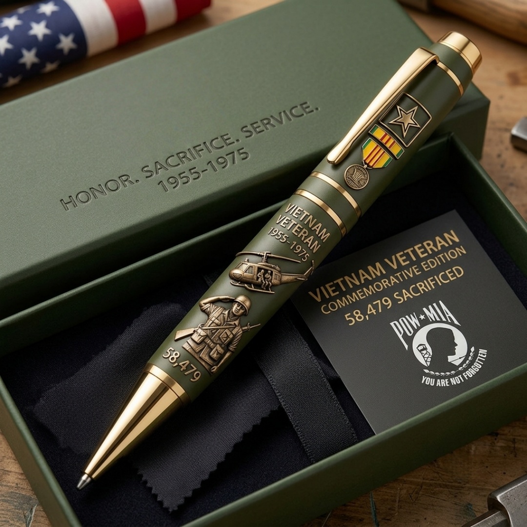 🖊️ Vietnam Veteran Commemorative Pen Gift Set——For Vietnam Vets
