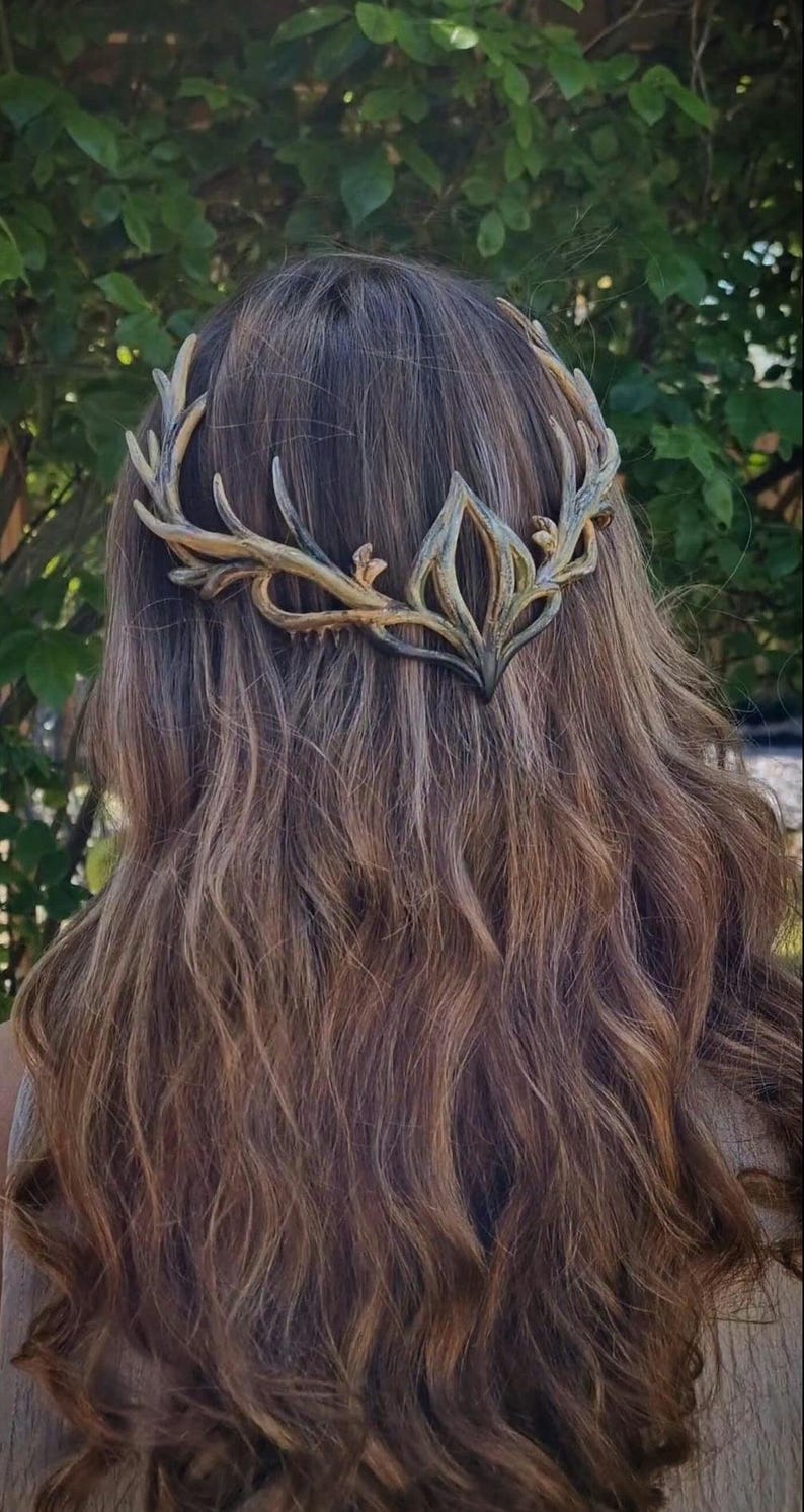 Fantasy Hair Crown – Nature Inspired Statement Headpiece