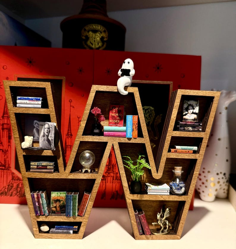 Miniature Alphabet Shelf Decor