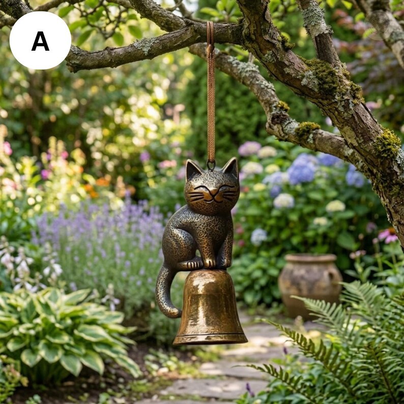 🔥Handmade Retro Cat Wind Chime