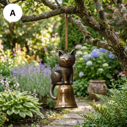 🔥Handmade Retro Cat Wind Chime