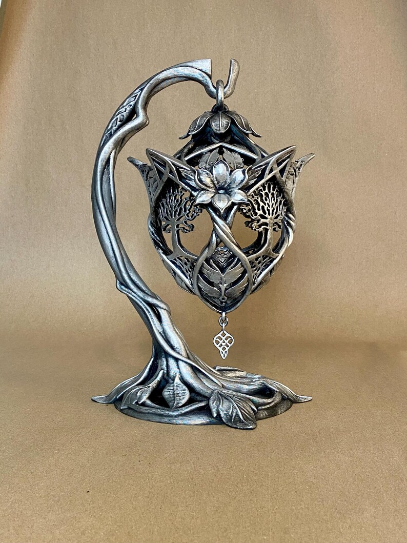 Elven LED Lantern – 3D Printed Fantasy Decor
