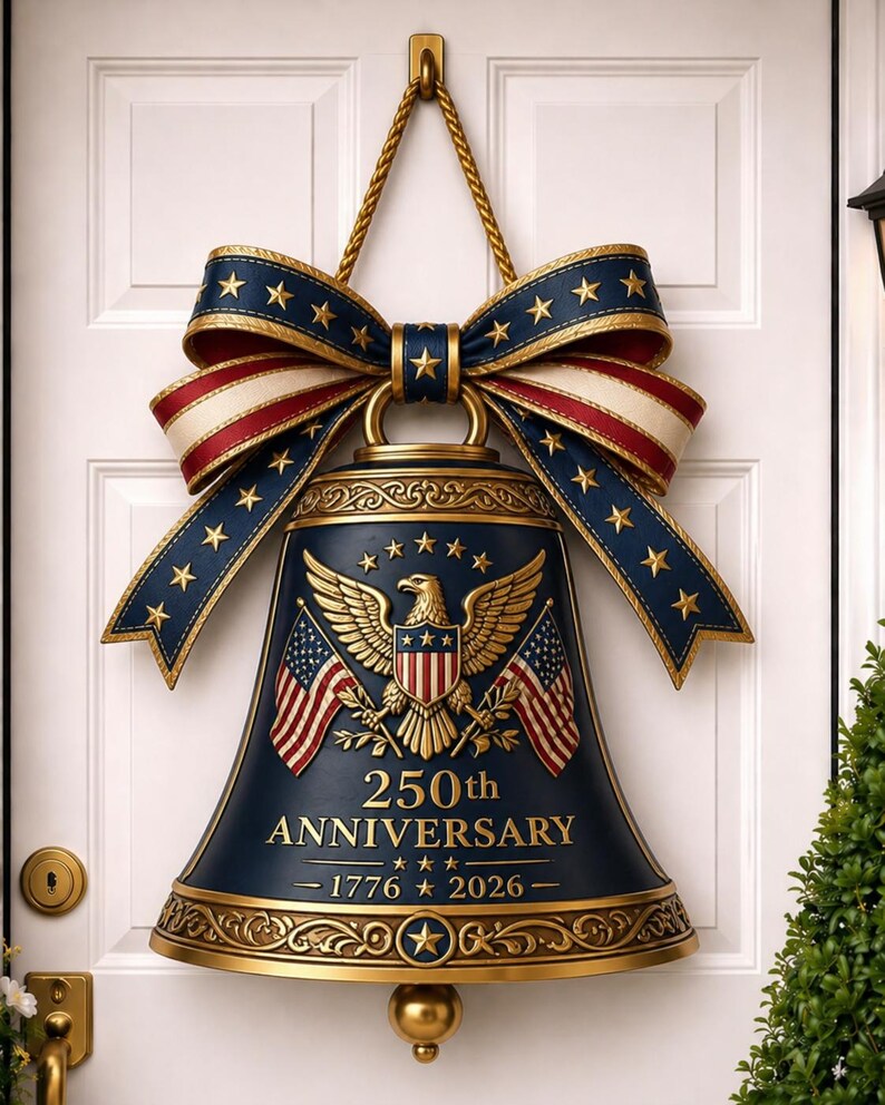 USA 250th Anniversary Door Sign