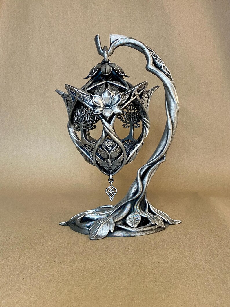 Elven LED Lantern – 3D Printed Fantasy Decor