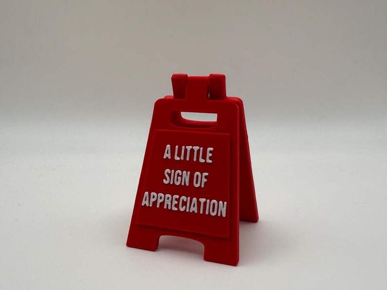 A Little Sign of Appreciation