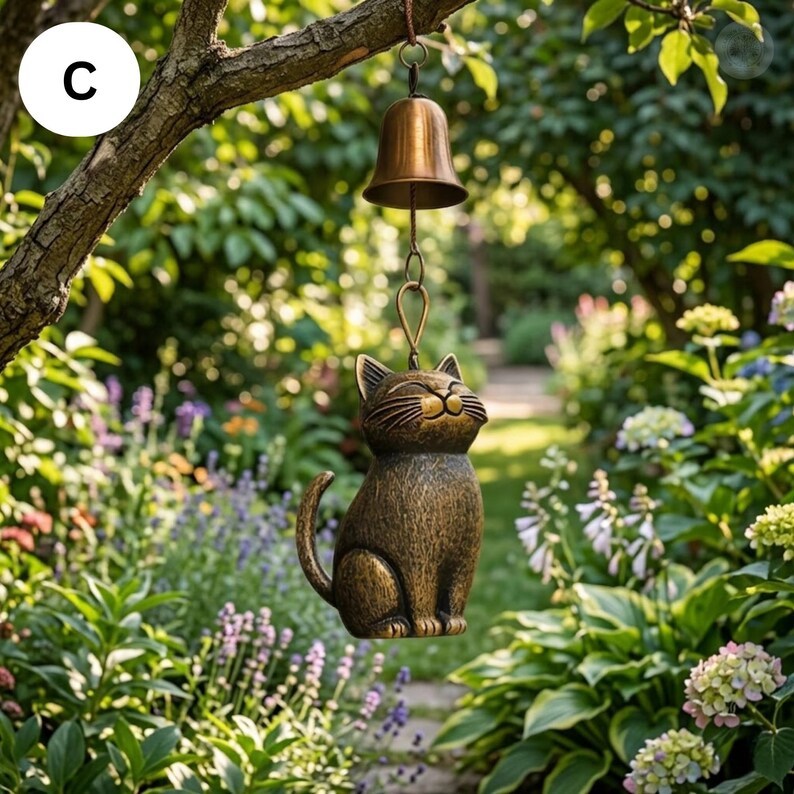 🔥Handmade Retro Cat Wind Chime