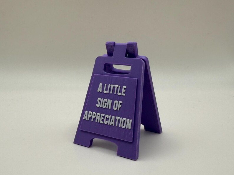 A Little Sign of Appreciation