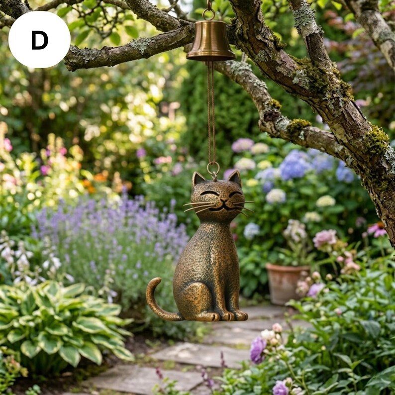 🔥Handmade Retro Cat Wind Chime