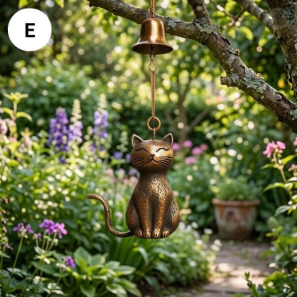 🔥Handmade Retro Cat Wind Chime