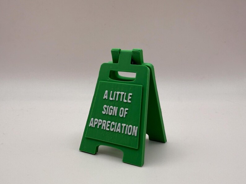 A Little Sign of Appreciation