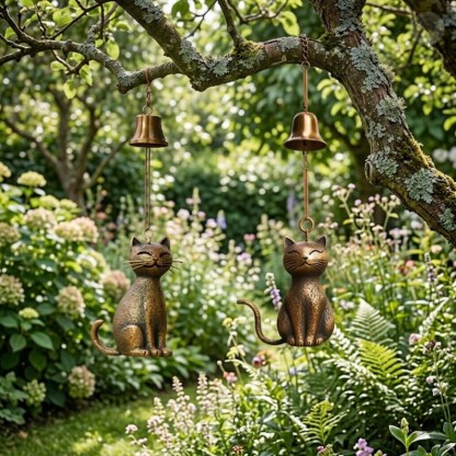 🔥Handmade Retro Cat Wind Chime