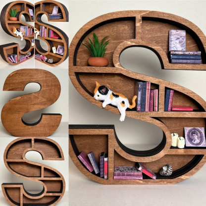 Miniature Alphabet Shelf Decor