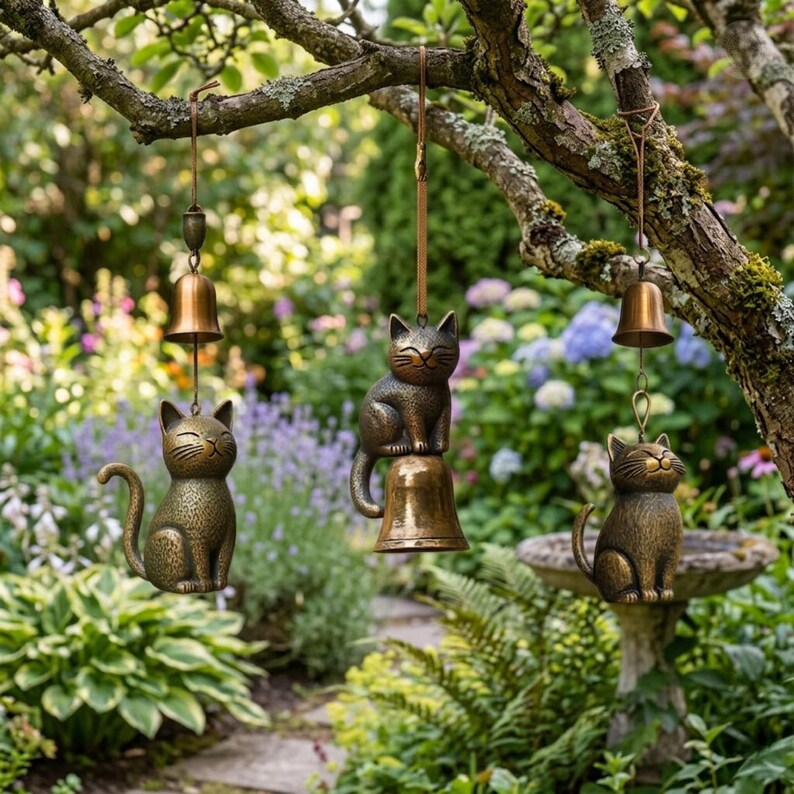 🔥Handmade Retro Cat Wind Chime