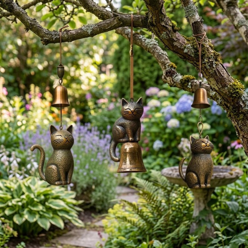 🔥Handmade Retro Cat Wind Chime