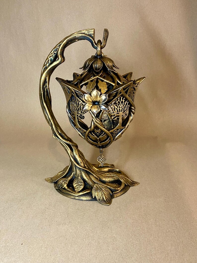 Elven LED Lantern – 3D Printed Fantasy Decor