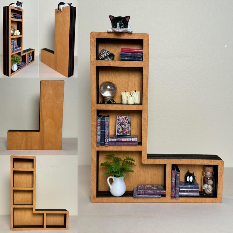 Miniature Alphabet Shelf Decor
