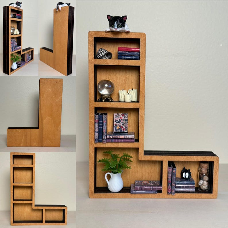 Miniature Alphabet Shelf Decor