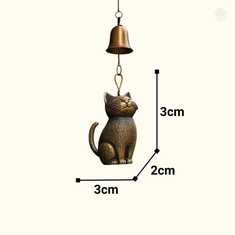 🔥Handmade Retro Cat Wind Chime