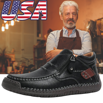 ⏰Limited Time Sale 70% OFF-Men’s   Premium Leather Slip
