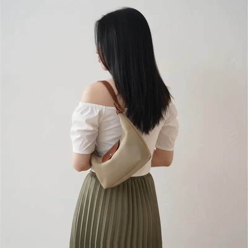 Fashion Crescent Bag Lightweight Durable Nylon Handbag with Adjustable Strap Satchel for Versatile Use in Multiple Colors Stylish Essential Companion