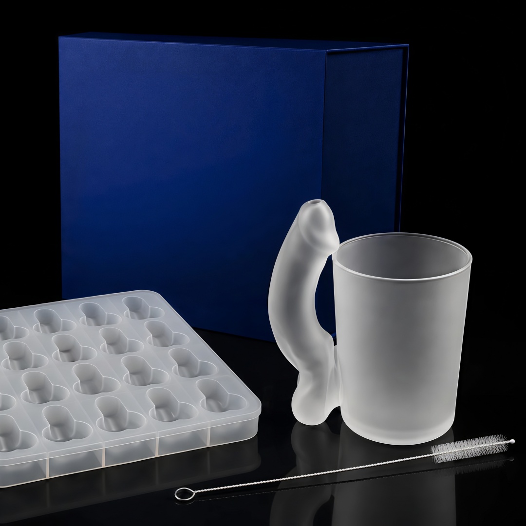 Fun D-Cup Shaped Glass Cocktail Glass