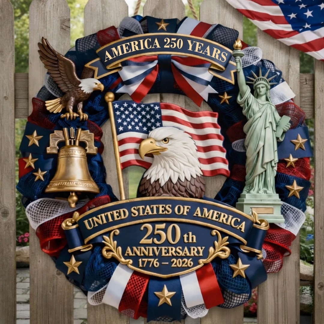 US 250th Anniversary-Personalized Patriot Wood Sign