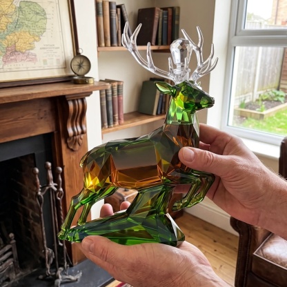 Stag Shaped Glass Decanter