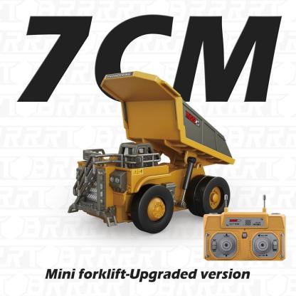 🚜 1:64 Premium Alloy Mini RC Construction Set – Forklift, Excavator & Dump Truck