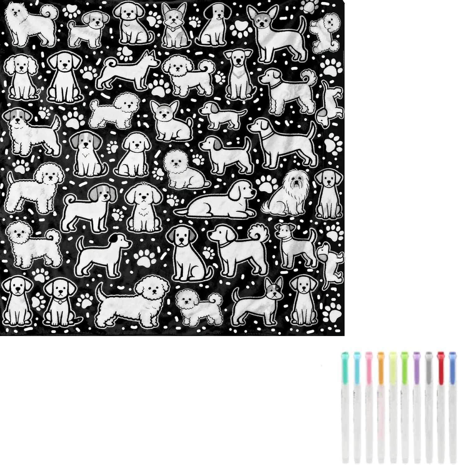 🔥2026 Best Seller🔥The Attention Rebuilder-DIY Coloring Blanket