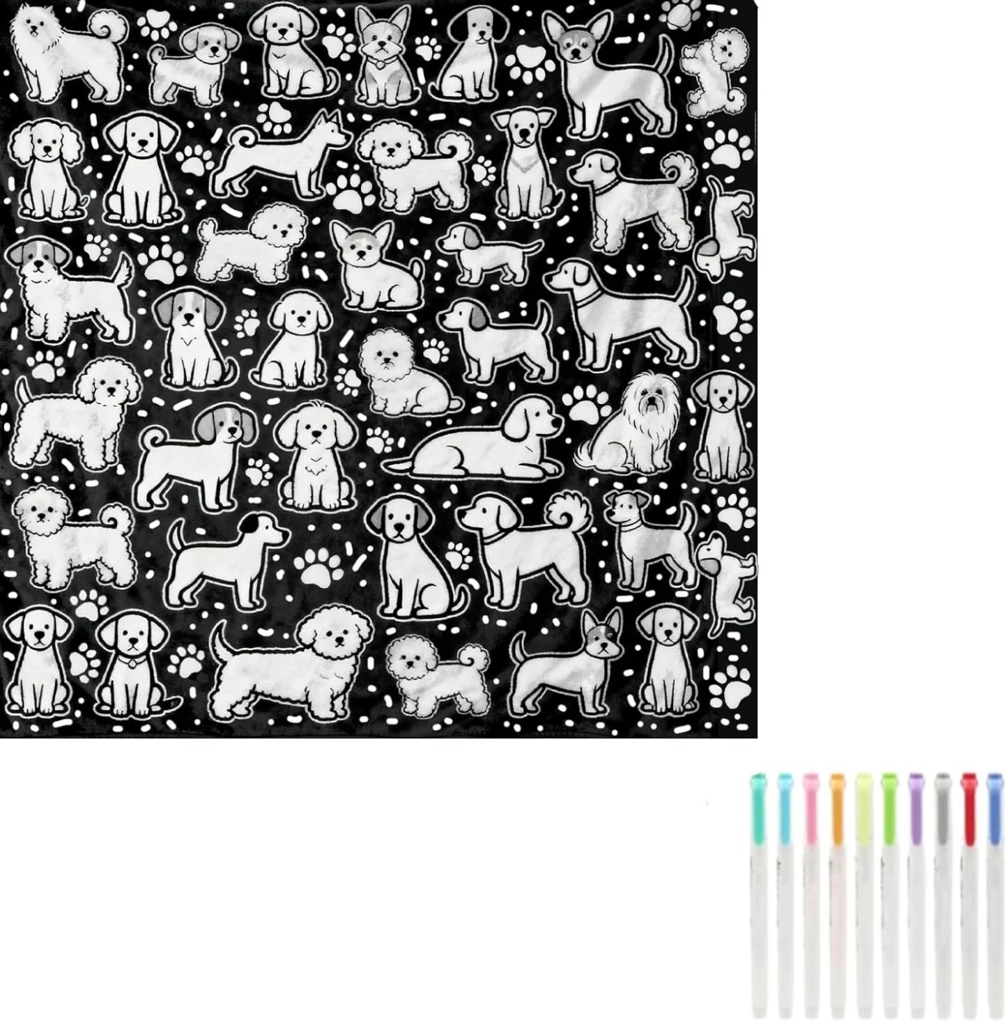 🔥2026 Best Seller🔥The Attention Rebuilder-DIY Coloring Blanket