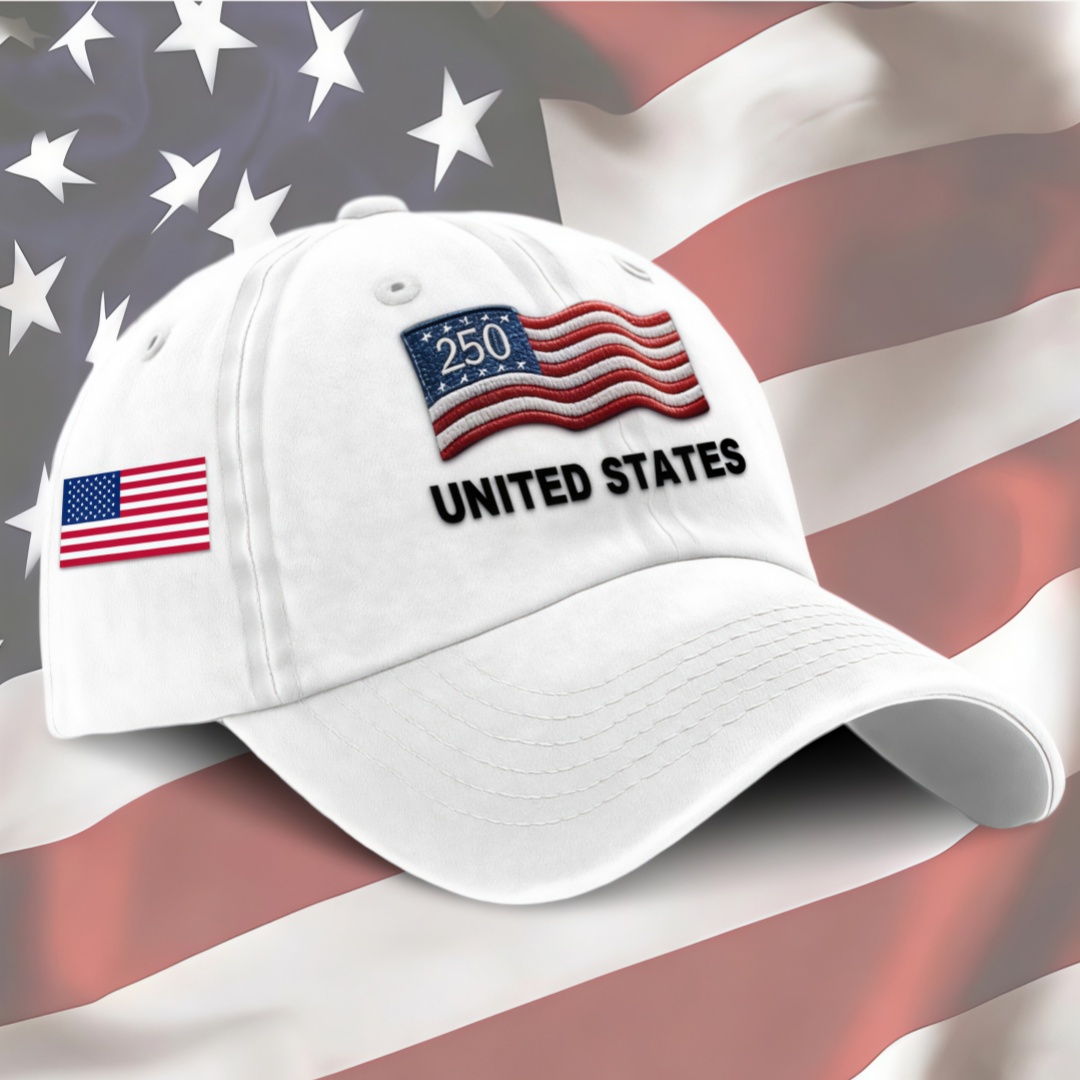 Proud to Be American-Personalized 250th Anniversary Commemorative Cap