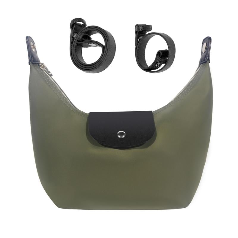 Fashion Crescent Bag Lightweight Durable Nylon Handbag with Adjustable