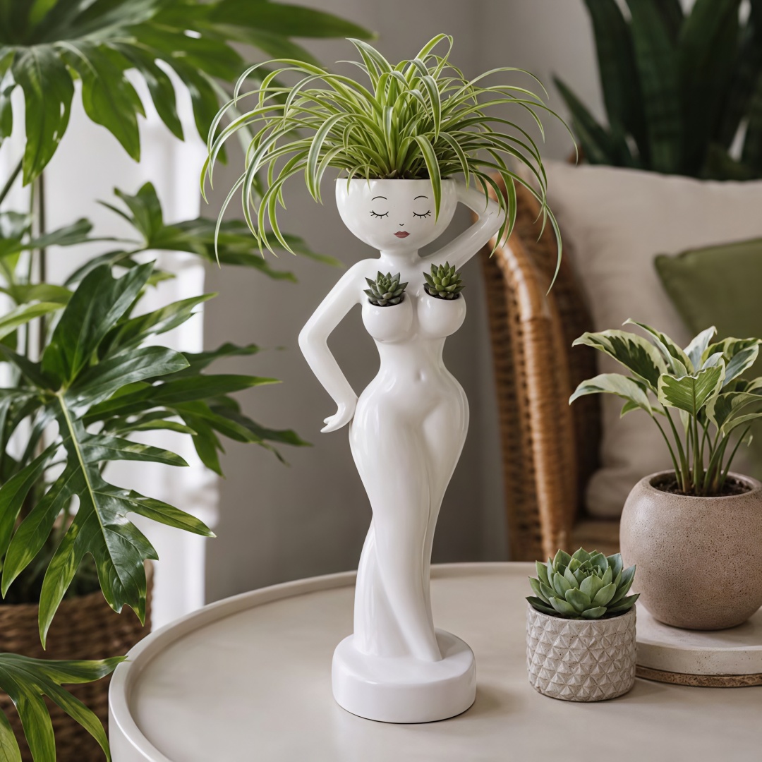 Double Plant Pot with a Funny Twist | Unique Home Plant Decor