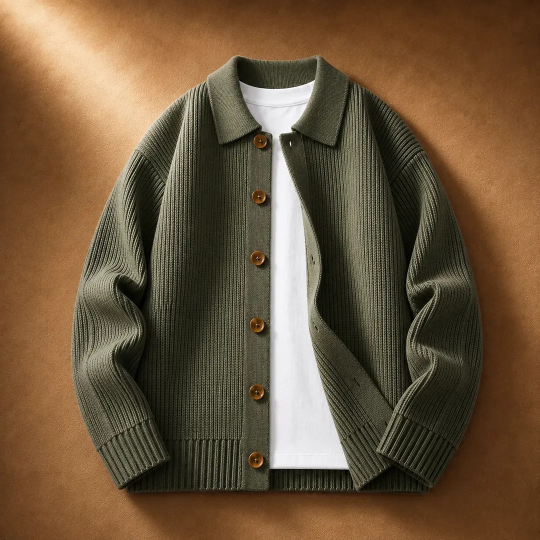 Button Knit Cardigan