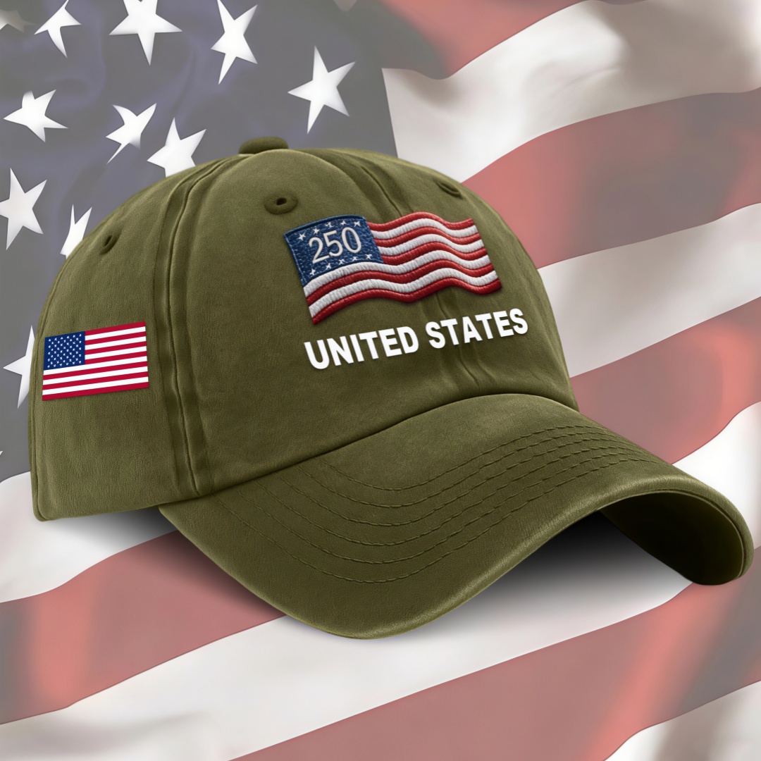 Proud to Be American-Personalized 250th Anniversary Commemorative Cap