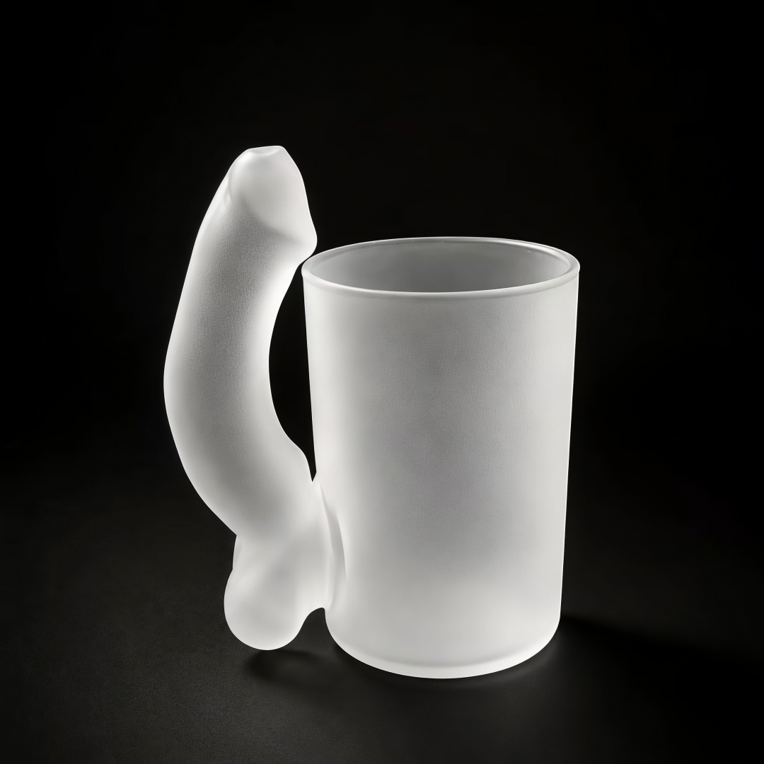Fun D-Cup Shaped Glass Cocktail Glass