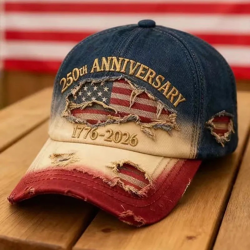 USA 250th Anniversary Casual Print Hat