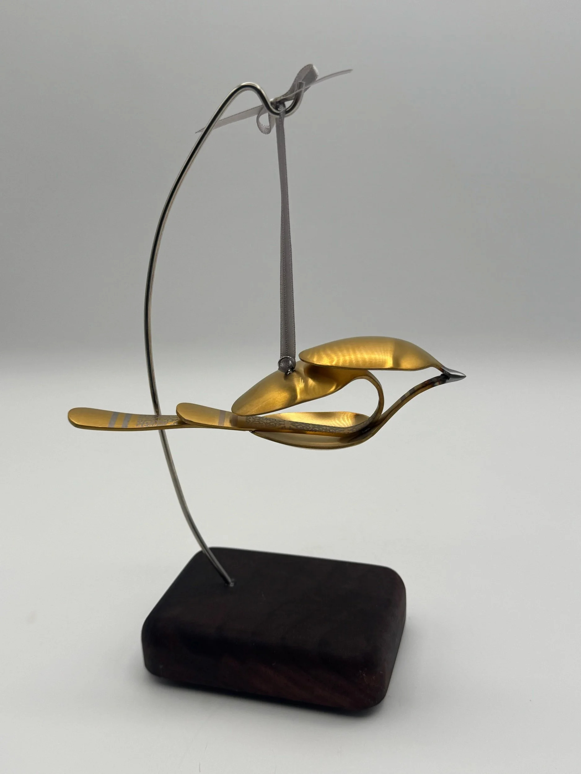 Hanging Spoon Bird Ornament