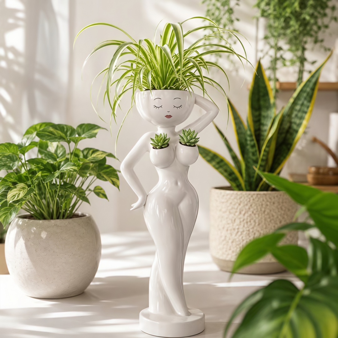 Double Plant Pot with a Funny Twist | Unique Home Plant Decor