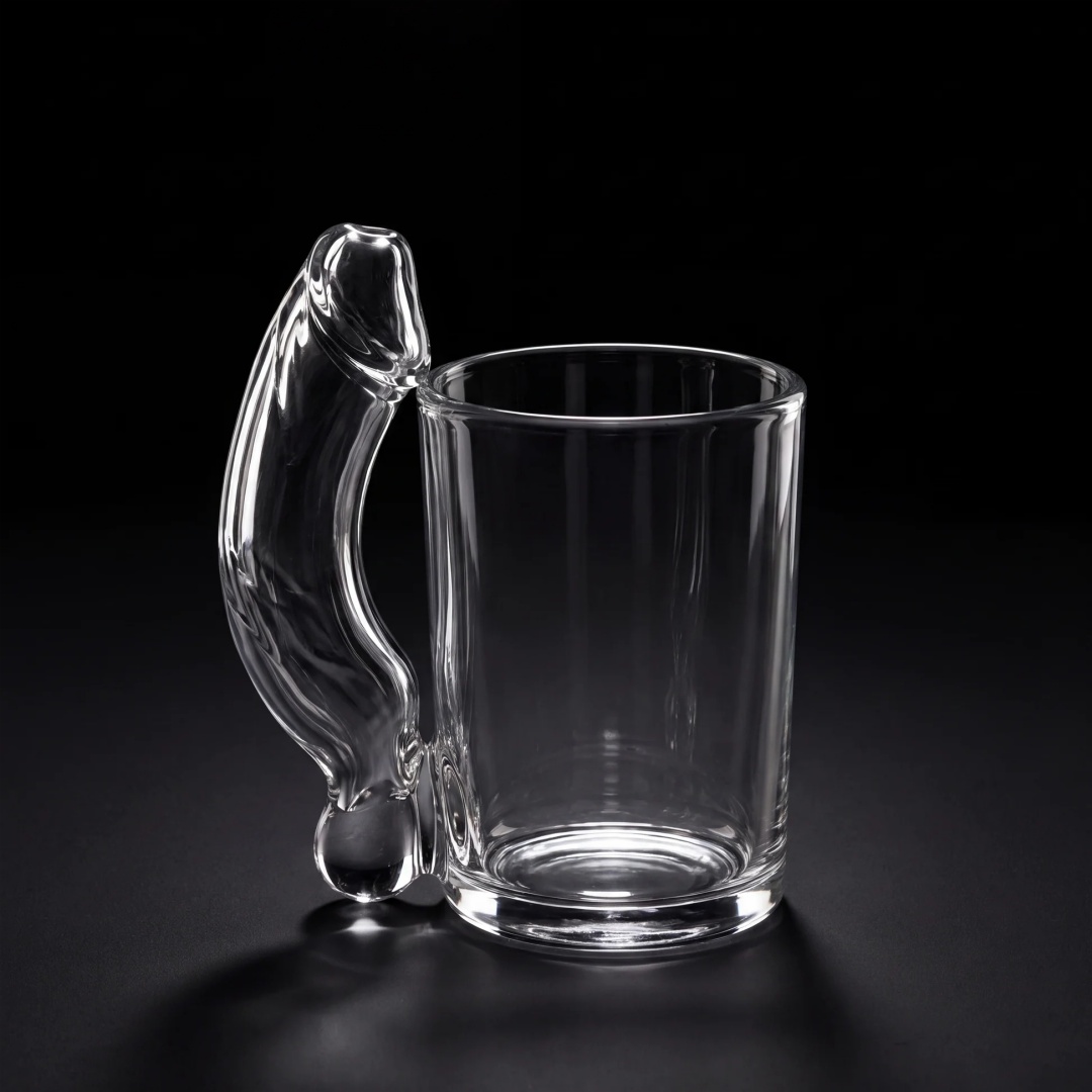 Fun D-Cup Shaped Glass Cocktail Glass