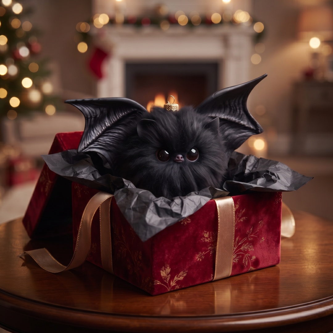 Whimsical Fluffy Creature Christmas Ornaments