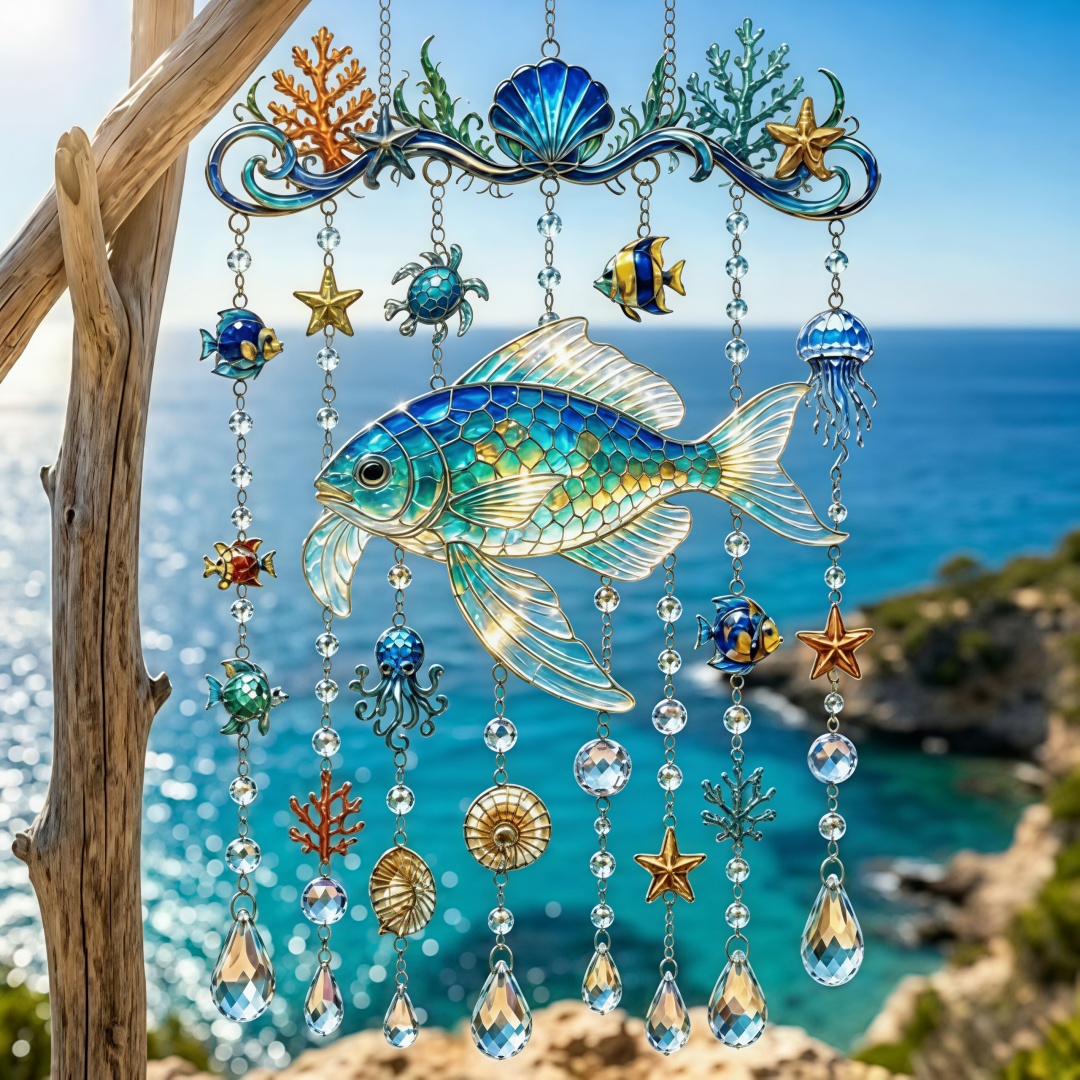 Themed Crystal Wind Chime