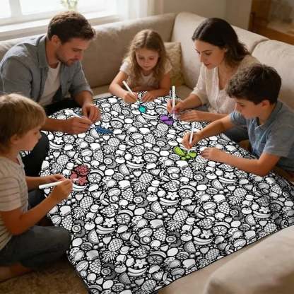 🔥2026 Best Seller🔥The Attention Rebuilder-DIY Coloring Blanket