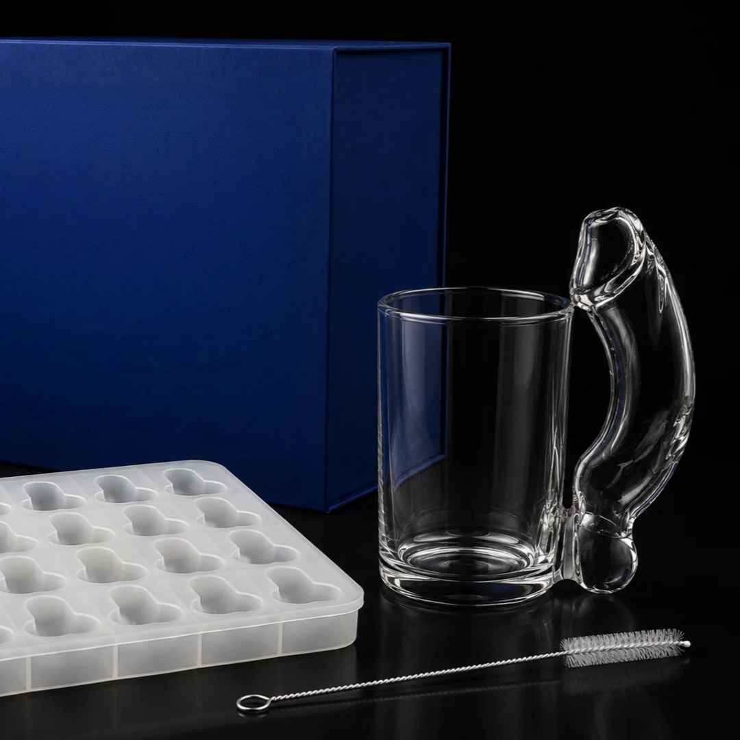 Fun D-Cup Shaped Glass Cocktail Glass